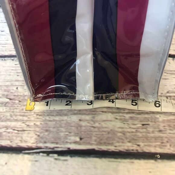 Dress barn shopping tote stripe pattern plastic beach vibes spacious trend - Picture 10 of 15